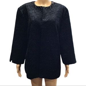 Alfred Dunner Faux Persian Lamb Jacket NWT Sz 20